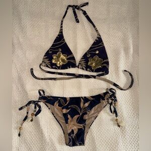 PATBO Stargazer Tassel Bikini Bottom + Vix Floral Bikini & Sequin Top